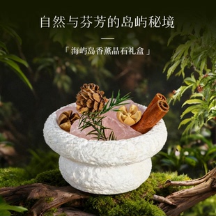 香薰精油留香无火香氛扩香晶石收纳碗储物罐DIY招财肉桂干花摆件