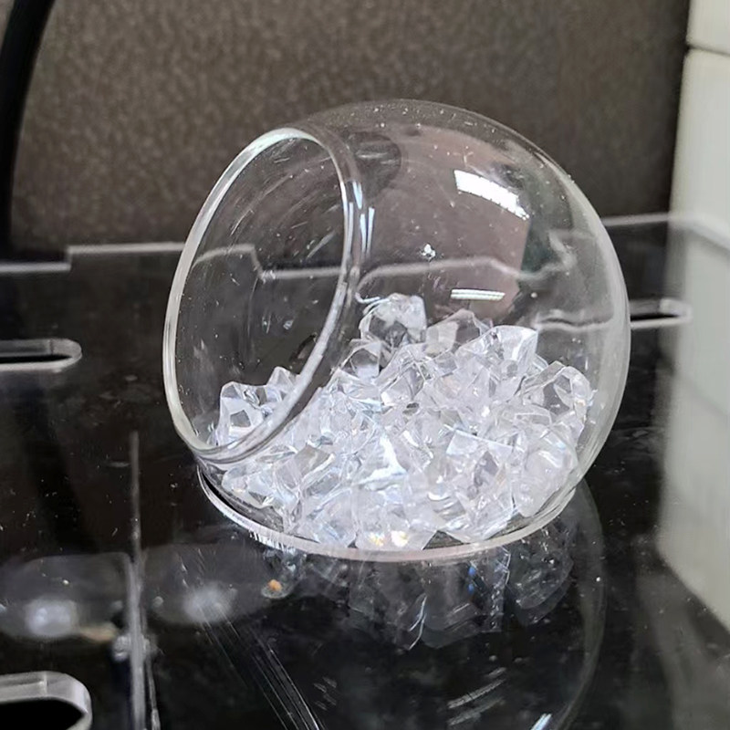 创意香薰晶石收纳盒发光摆件卧室精油香氛器皿扩香容器瓶杯储物罐