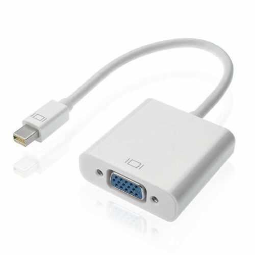 mimidp转vga转换器适用苹果电脑转显示器转接头迷你dp to vga