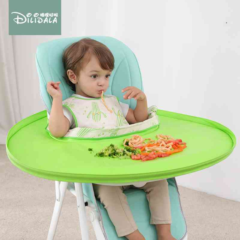 BLW宝宝自主进食神器吃饭餐垫儿童学吃饭防脏餐桌椅围垫喂食围兜