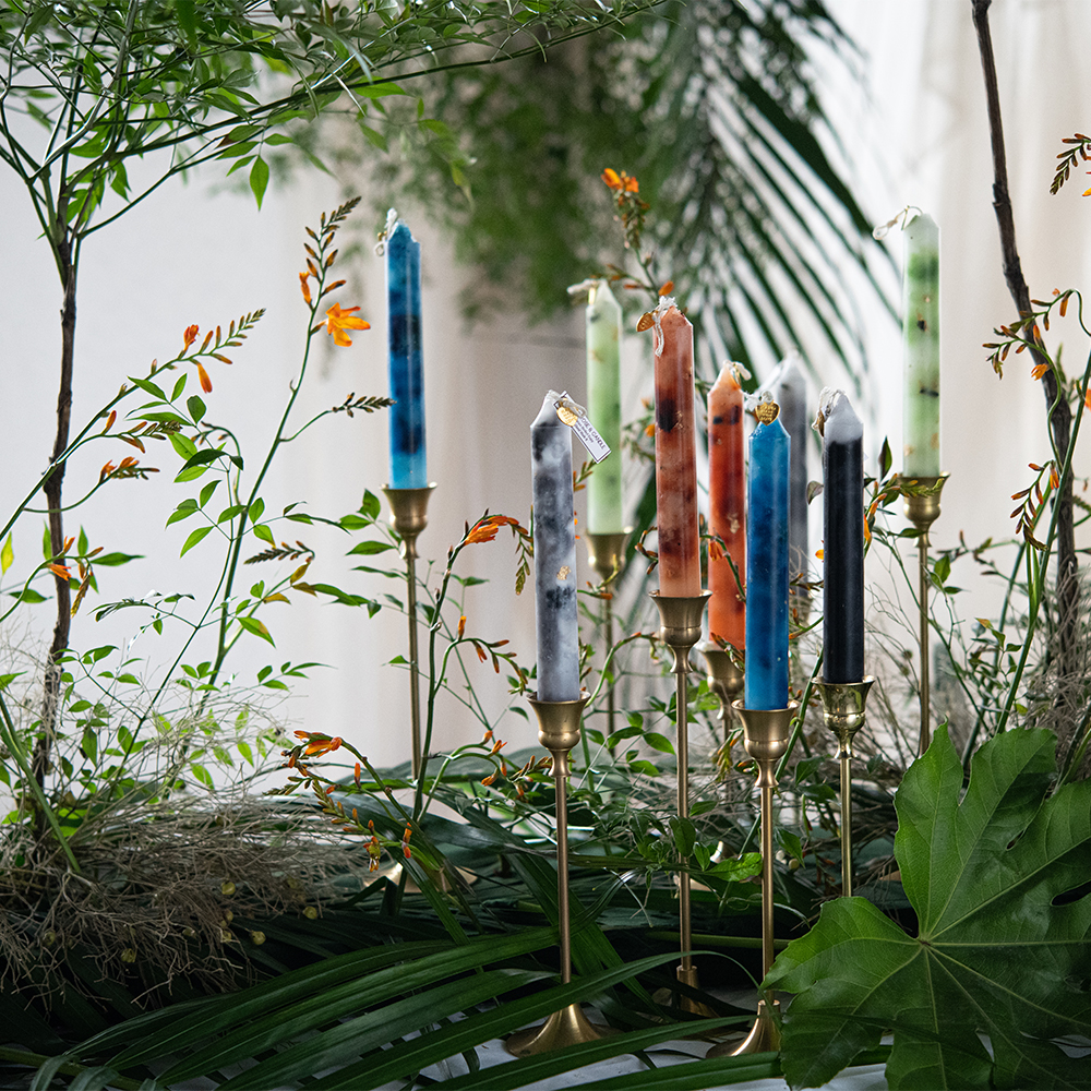 迷雾家用手工无烟森林蜡烛烛光