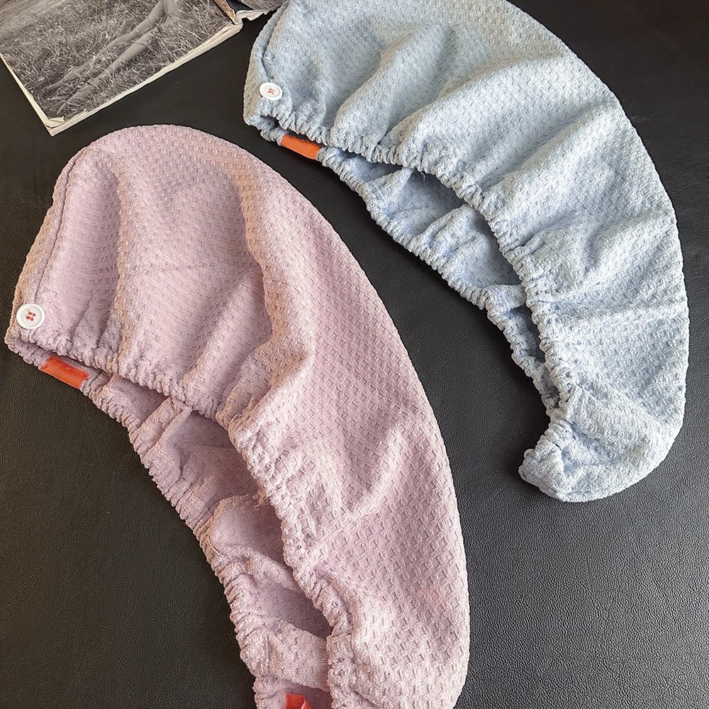 华夫格擦头巾干发巾干发帽女