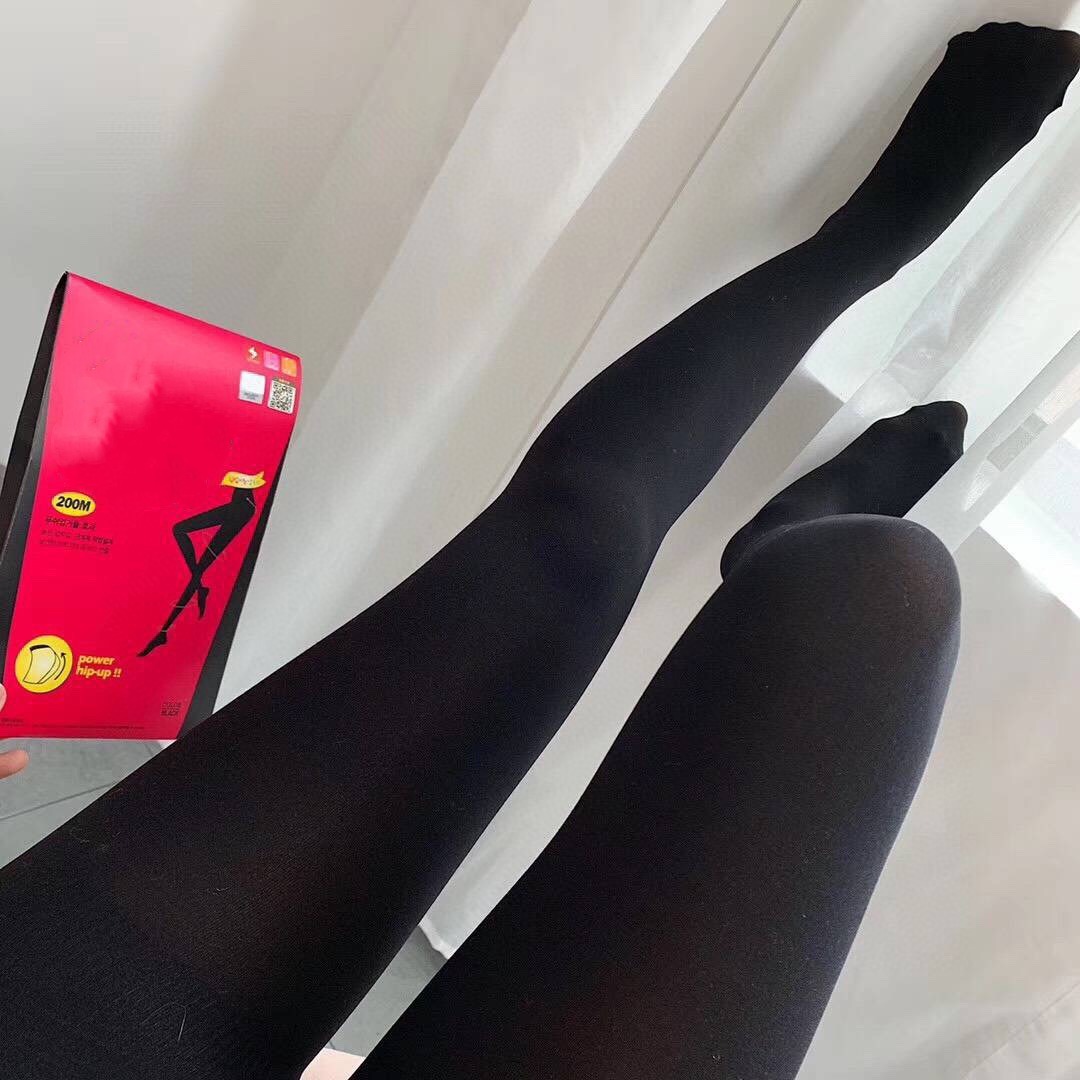 秋季BI备光腿连脚裤袜