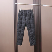 潮 加厚90鸭绒保暖防水直筒休闲羽绒裤 户外御寒保暖苾备 秋冬男士