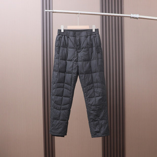 潮 加厚90鸭绒保暖防水直筒休闲羽绒裤 户外御寒保暖苾备 秋冬男士