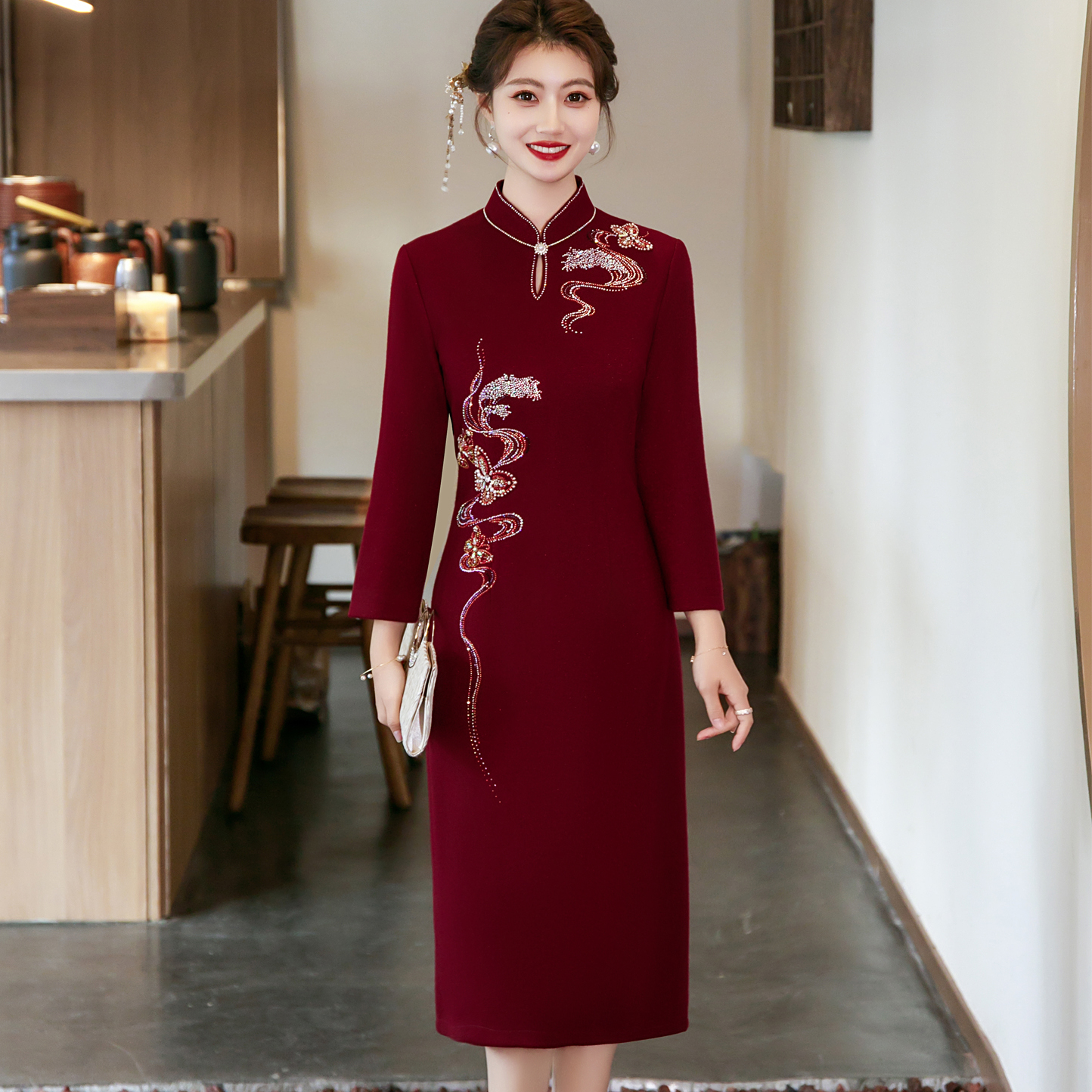 旗袍连衣裙厂家亏本直销