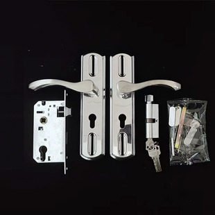 室内门锁木门锁58孔 BH230 傻瓜可调亮光 165锁体整套 卧室门把手