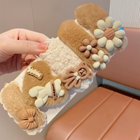 31#Milk Coffee плюшевые цветы 5 кусочков