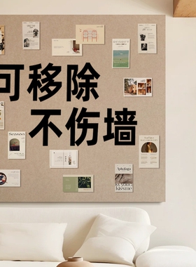 可移除毛毡板照片墙贴装饰背景板