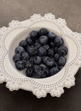 astier de villatte法国黑陶土冬日雪花碗