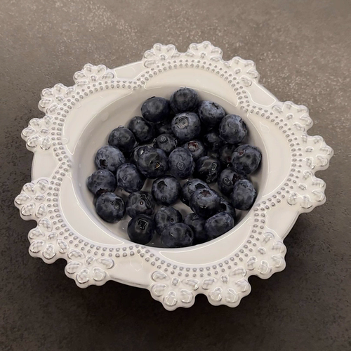 astier de villatte法国黑陶土冬日雪花碗