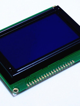 LCD 蓝屏ＪＨＤ622-12864E 128X64液晶显模块 图形显示屏不带字库