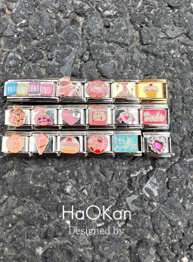 HK粉色系模块手链礼物