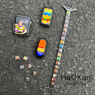 HK模块手链iwatch表带/小米手环/华为手环8/表带连接器