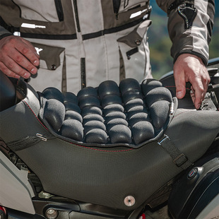 摩托车坐垫套配件电动车充气款气囊座椅套垫不锈钢接头密封不漏气