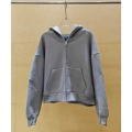 Gray Zip-Up Sweatshirt