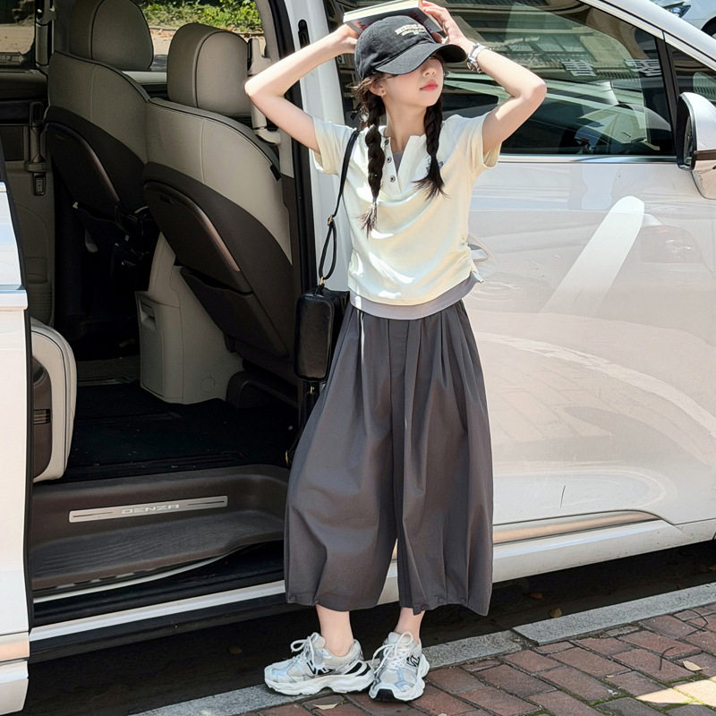 女童套装夏季2026新款中