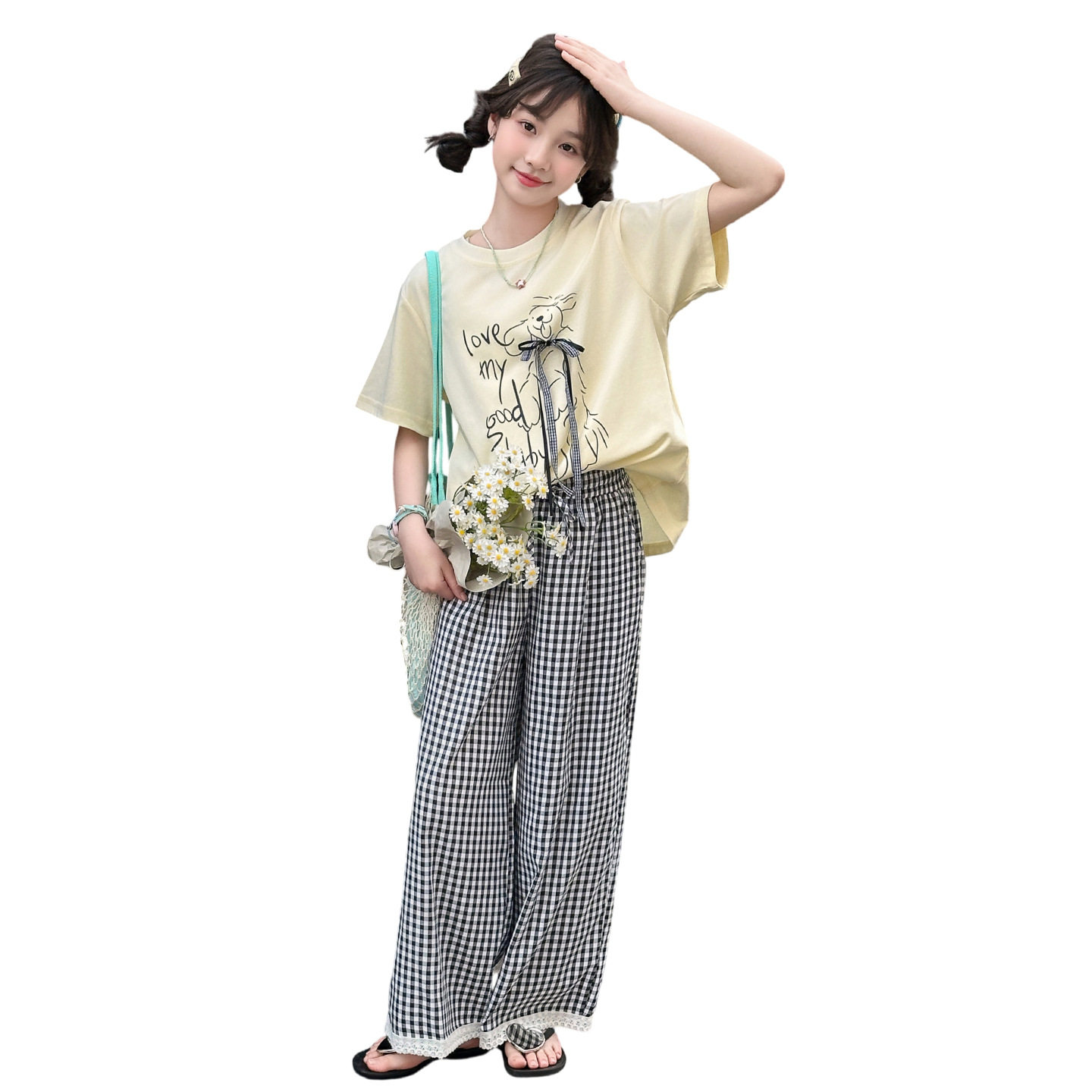 女童短袖t恤2026夏季新款