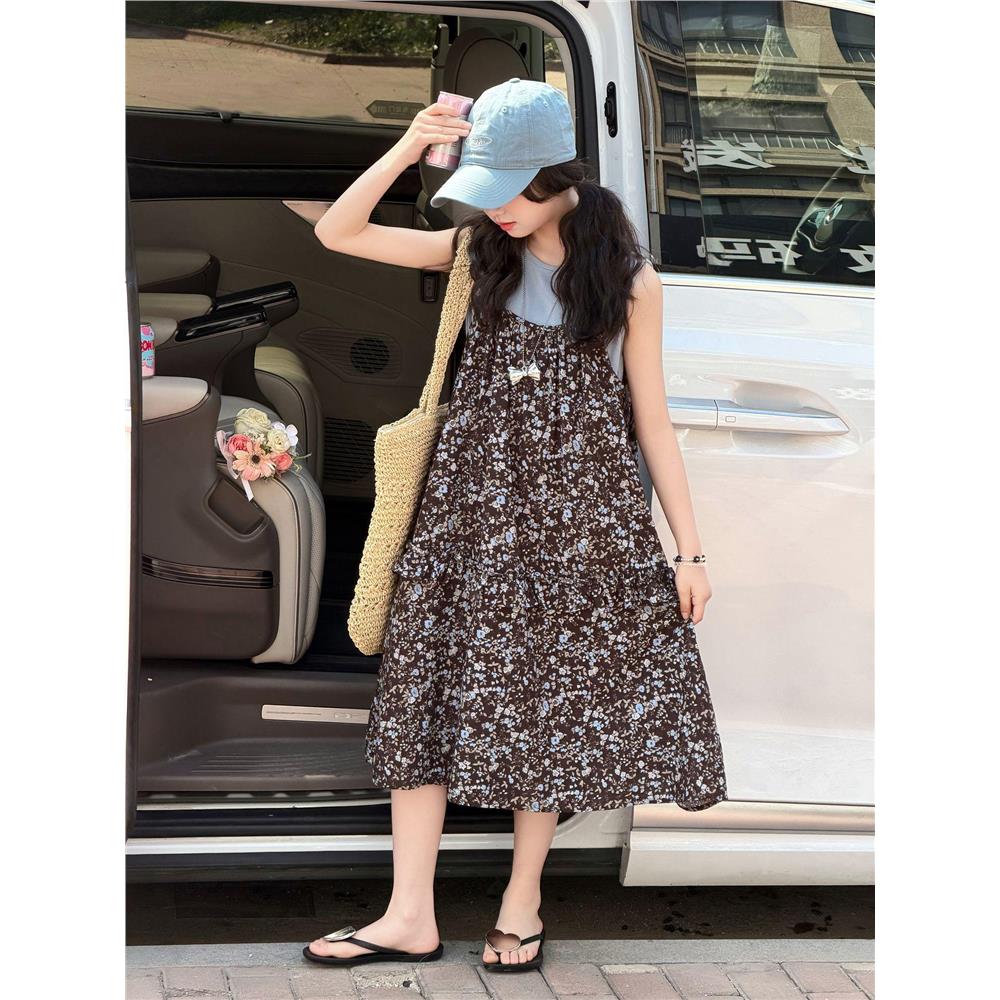 女童吊带裙套装夏季新款