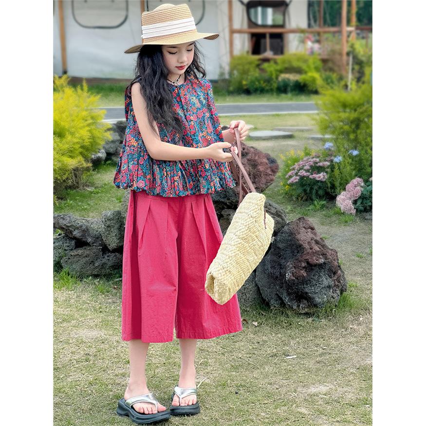 女童夏装套装2026新款大