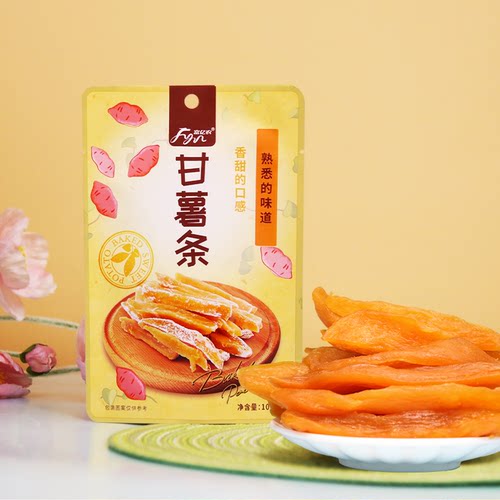 富亿农甘薯条红薯干原味100g即食