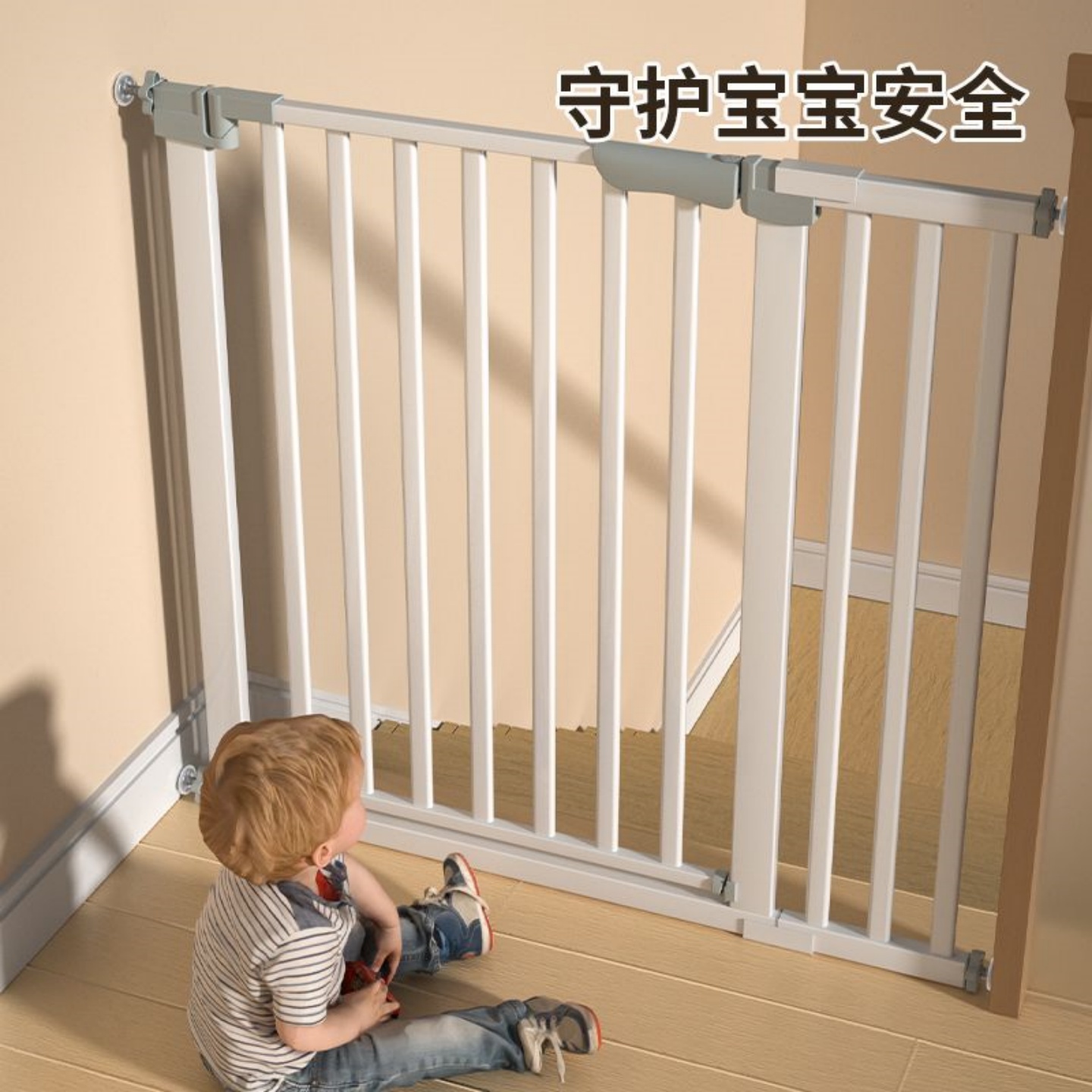 楼梯口护栏门安全门楼梯护栏婴儿
