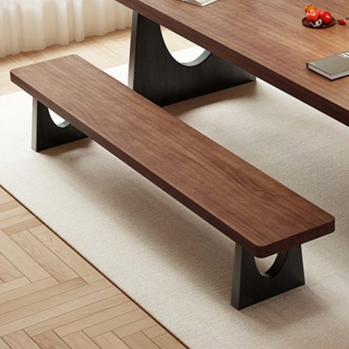 复古实木长凳子设计师中古家具简约现代家用换鞋凳休息穿鞋凳餐凳