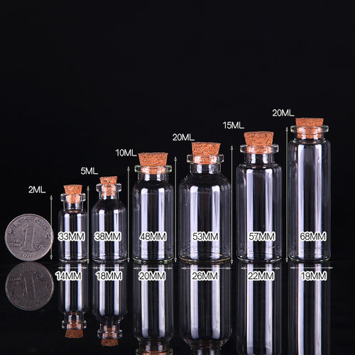 迷你diy手工情书时间小瓶子