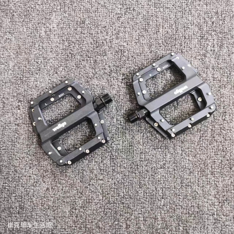 Wellgo山地车大踏面脚踏带防滑钉