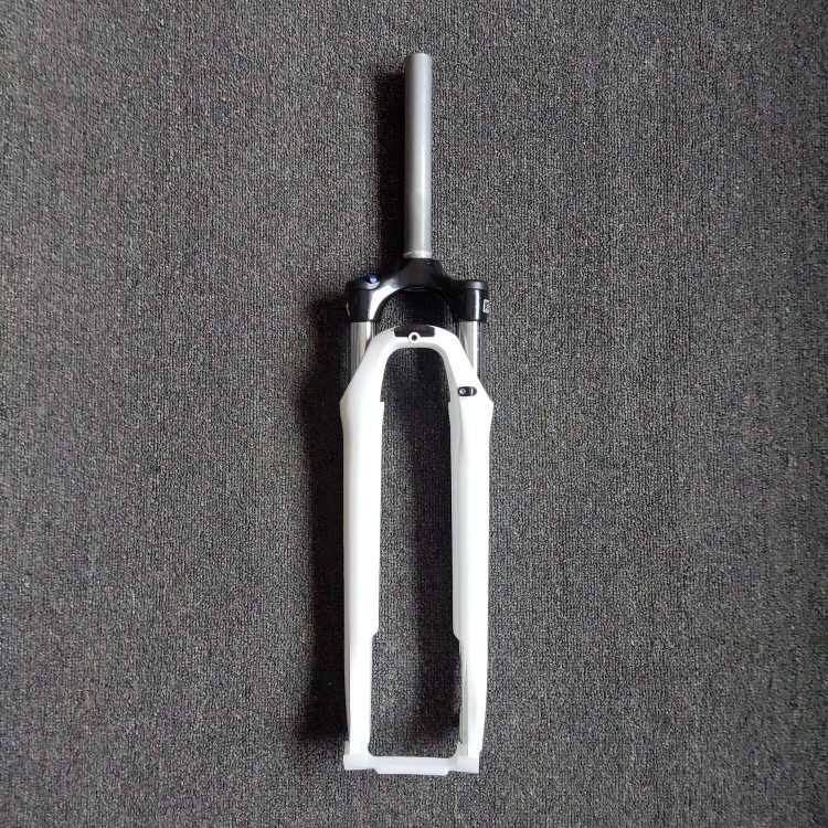 suntour三拓公路旅行车前叉 700C直管前避震带锁死碟刹版白色正品