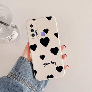 适用于vivo Z6保护套爱心手机壳软胶硅胶软壳防摔创意少女女款