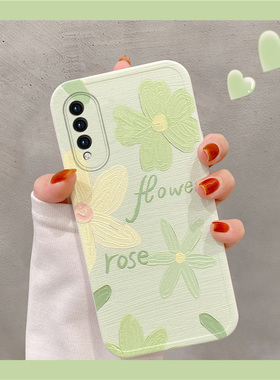 适用于华为Nova10Z手机壳清新油画花可爱CHA-AL80防摔软硅胶全包