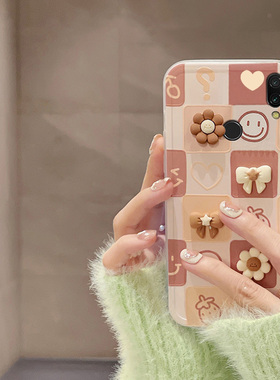 适用于小米红米Note7手机壳立体防摔小熊Redmi Note7Pro保护套软