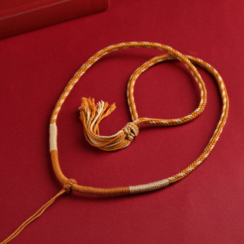 藏式棉绳手工编绳五路财