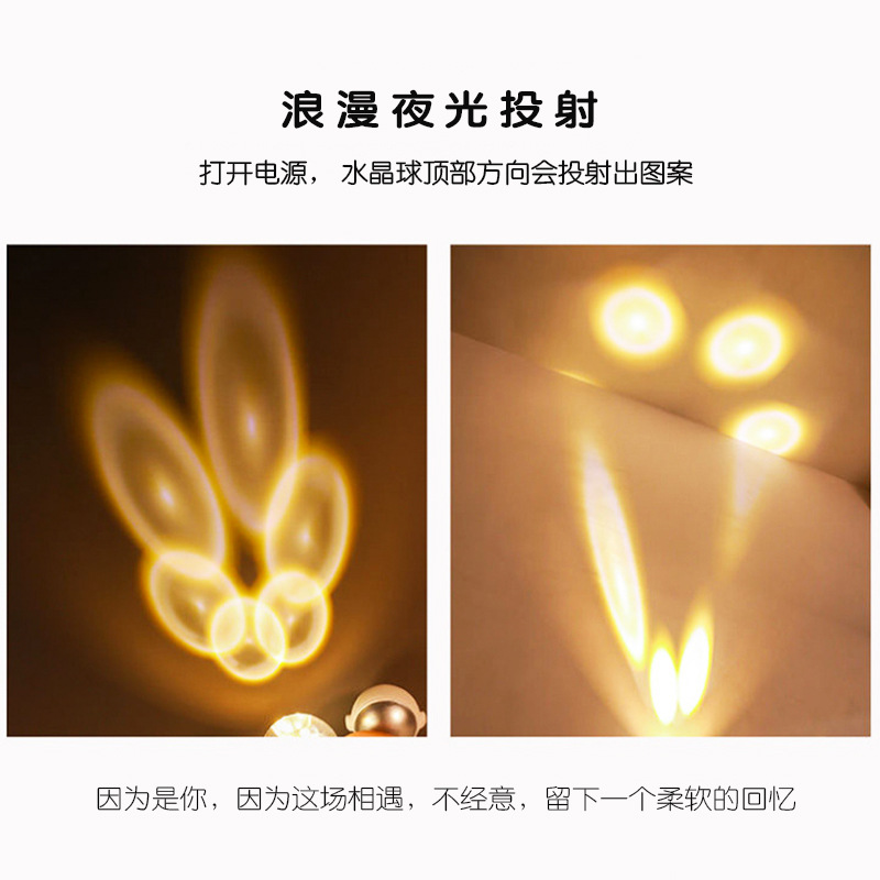 厂家水晶球发光银河系水晶家居摆件3D激光内雕创意小礼品LOGO