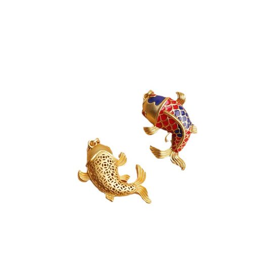 高档铜上岸锦鲤汽车钥匙