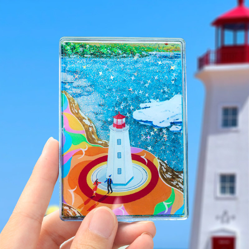 大连流沙冰箱贴星海广场