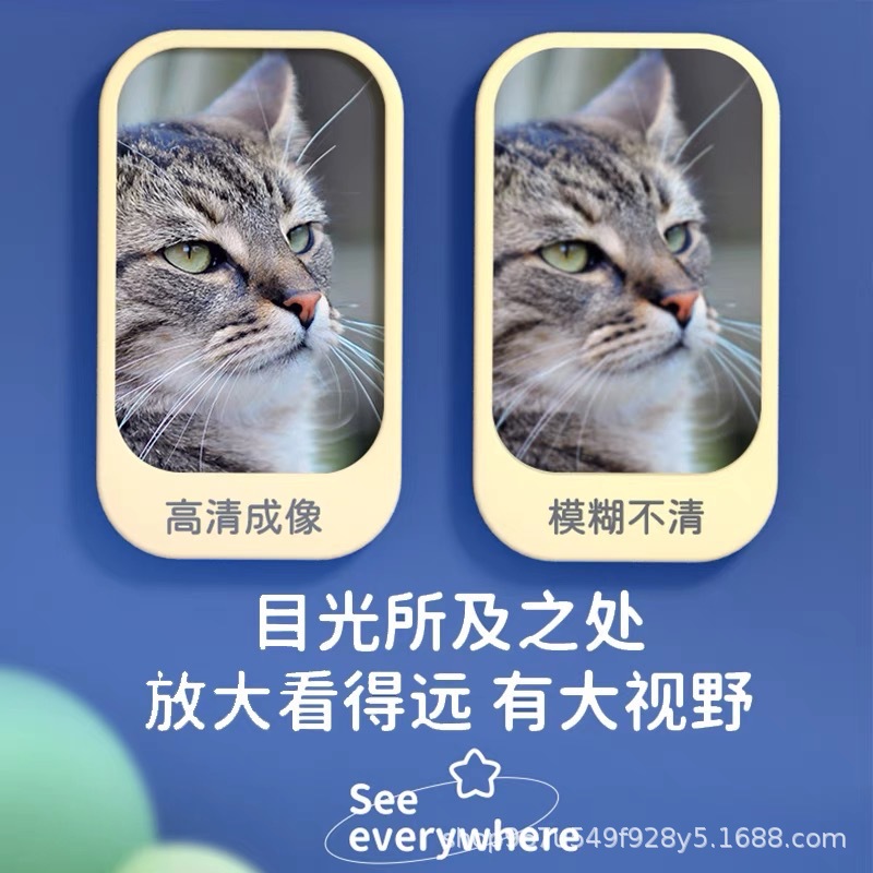 儿童望远镜学生便携式户外双筒高清高倍手持放大镜科教光学玩具