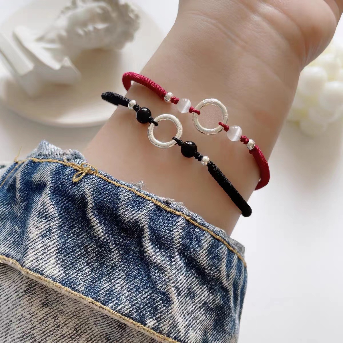 快手同款平安喜乐扣手工