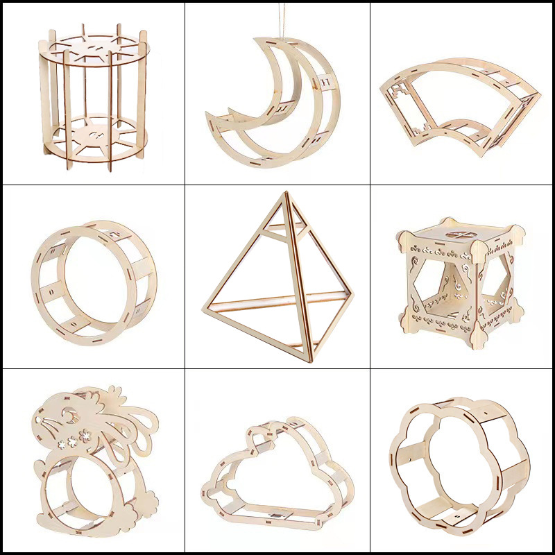 古风传统宫灯架子diy手工