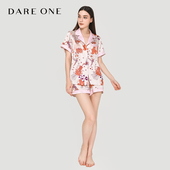 DARE 福利断码 ONE真丝睡衣Lyric印花桑蚕丝套装 不支持退换