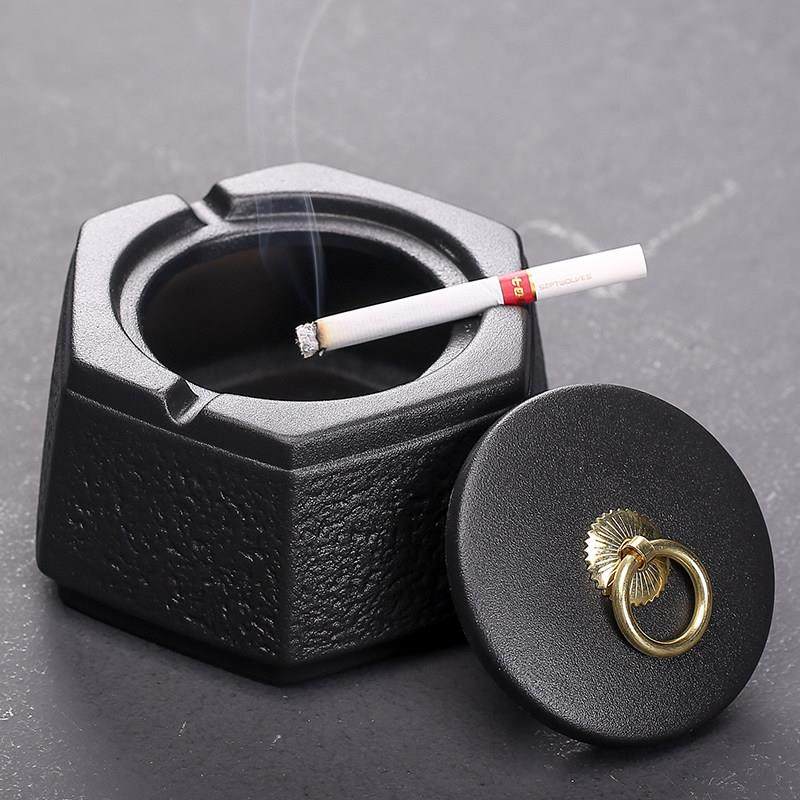 个性时尚中式复古家用客厅茶几大号烟灰缸带盖酒吧办公室装饰用品,家居饰品,装饰烟灰缸,淘宝优惠券,粉丝福利购,淘宝优惠卷