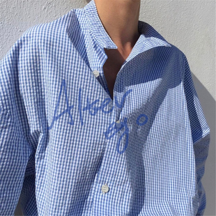 大衬衫 宽松廓形长袖 立体不对称斜襟 北欧小众设计款