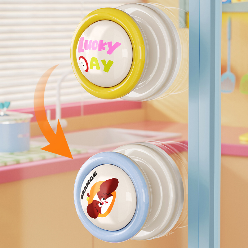 多巴胺卡通吸盘拉手秒安装吸力强