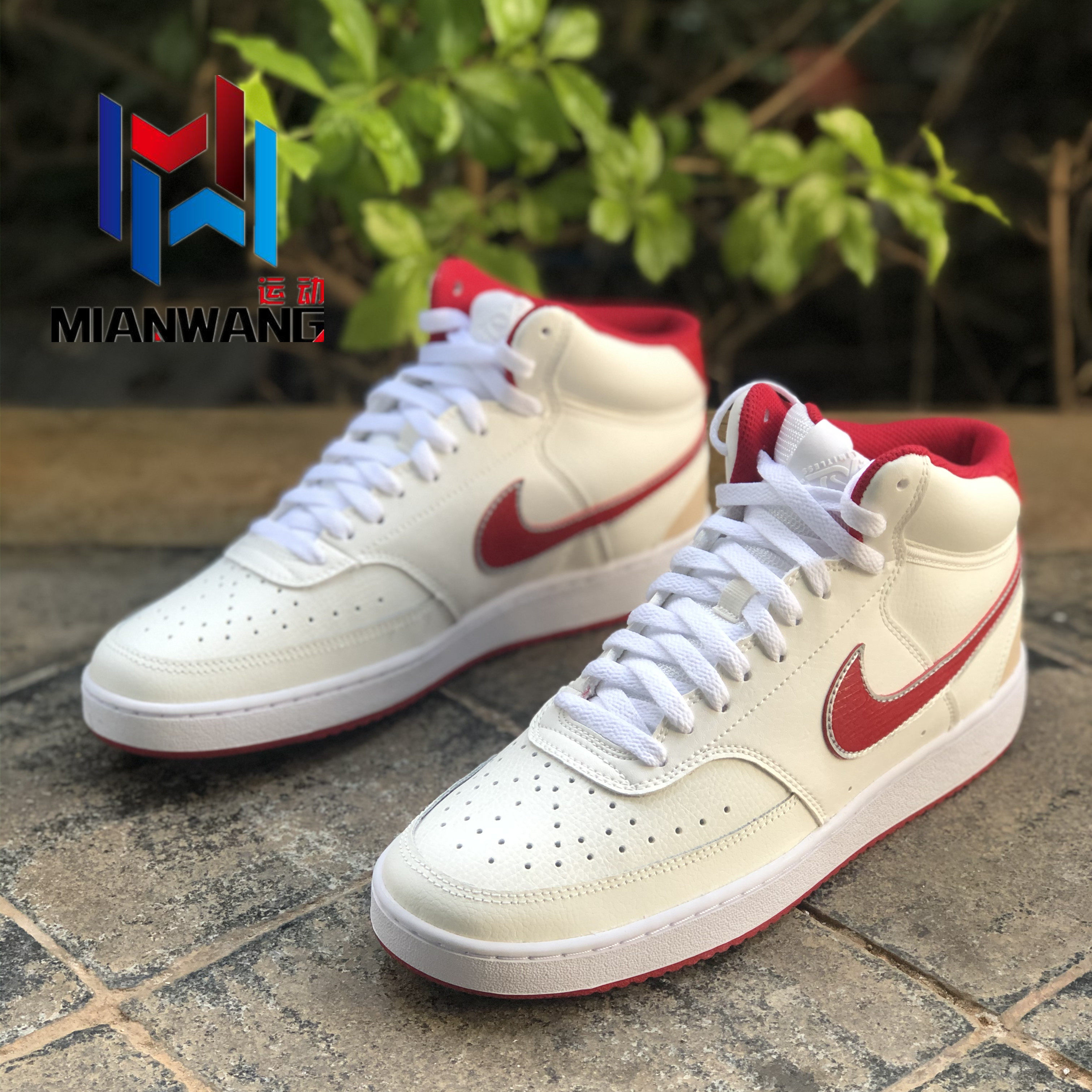 nike耐克court vision mid男女子中国年中帮休闲板鞋dq4977-161