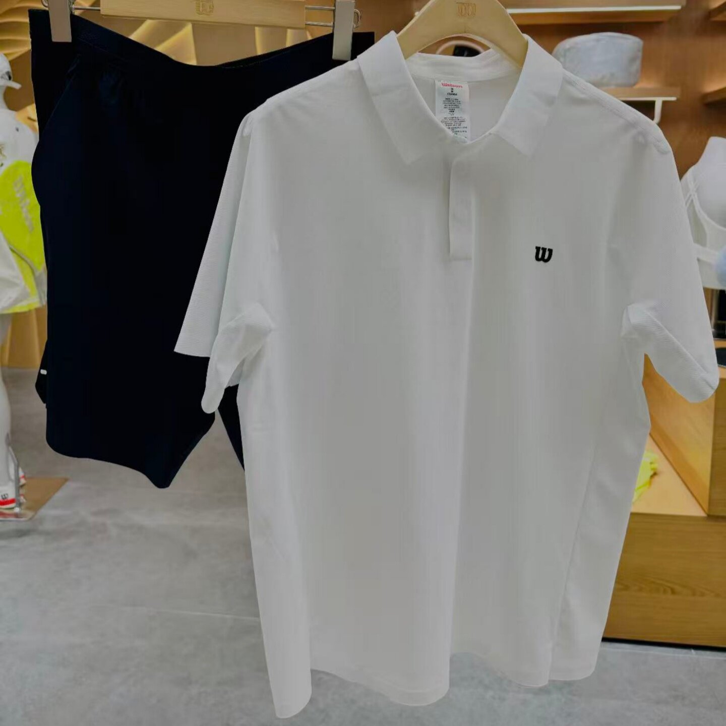 Wilson威尔胜夏季男士T运动网球防晒短袖速干POLO WM20040432WTA