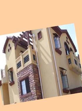 外墙防水耐久乳胶漆面漆浅土黄色墙面漆涂料 又称杏色浅橘色土色