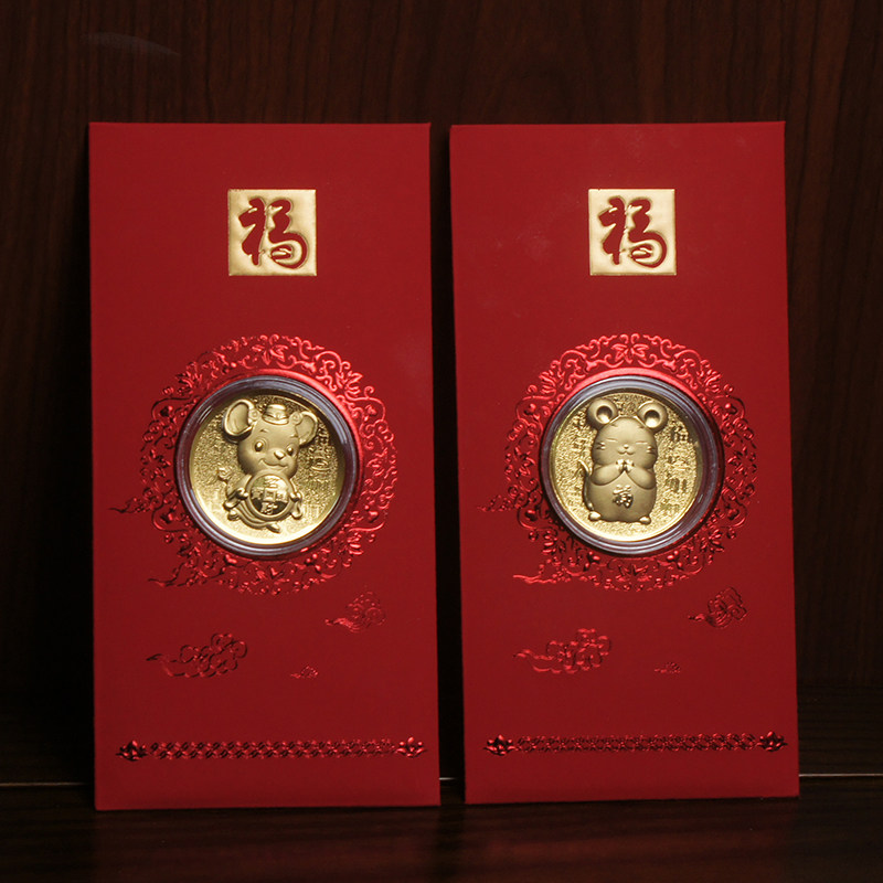 新年2020鼠年黄金红包发财足金鼠利是封贺岁压岁金活动随手礼品|msdalam kategori bekalan perayaan/hadiah, sampul surat merah/Lee ditutup - dari Buy2taobao.com untuk memberikan perkhidmatan ejen Taobao profesional membeli