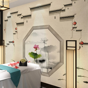 【徽派建筑背景墙价格】最新徽派建筑背景墙价