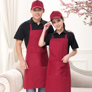 发廊助理烫染专用韩版女服装围裙